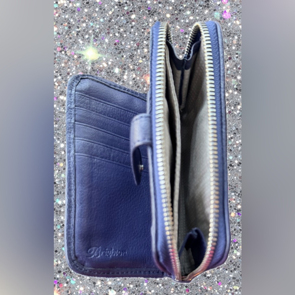 Brighton DOVIMA Like New Leather Bag, Crossbody Wallet, Orig Dust Bag, & Box - Picture 16 of 16